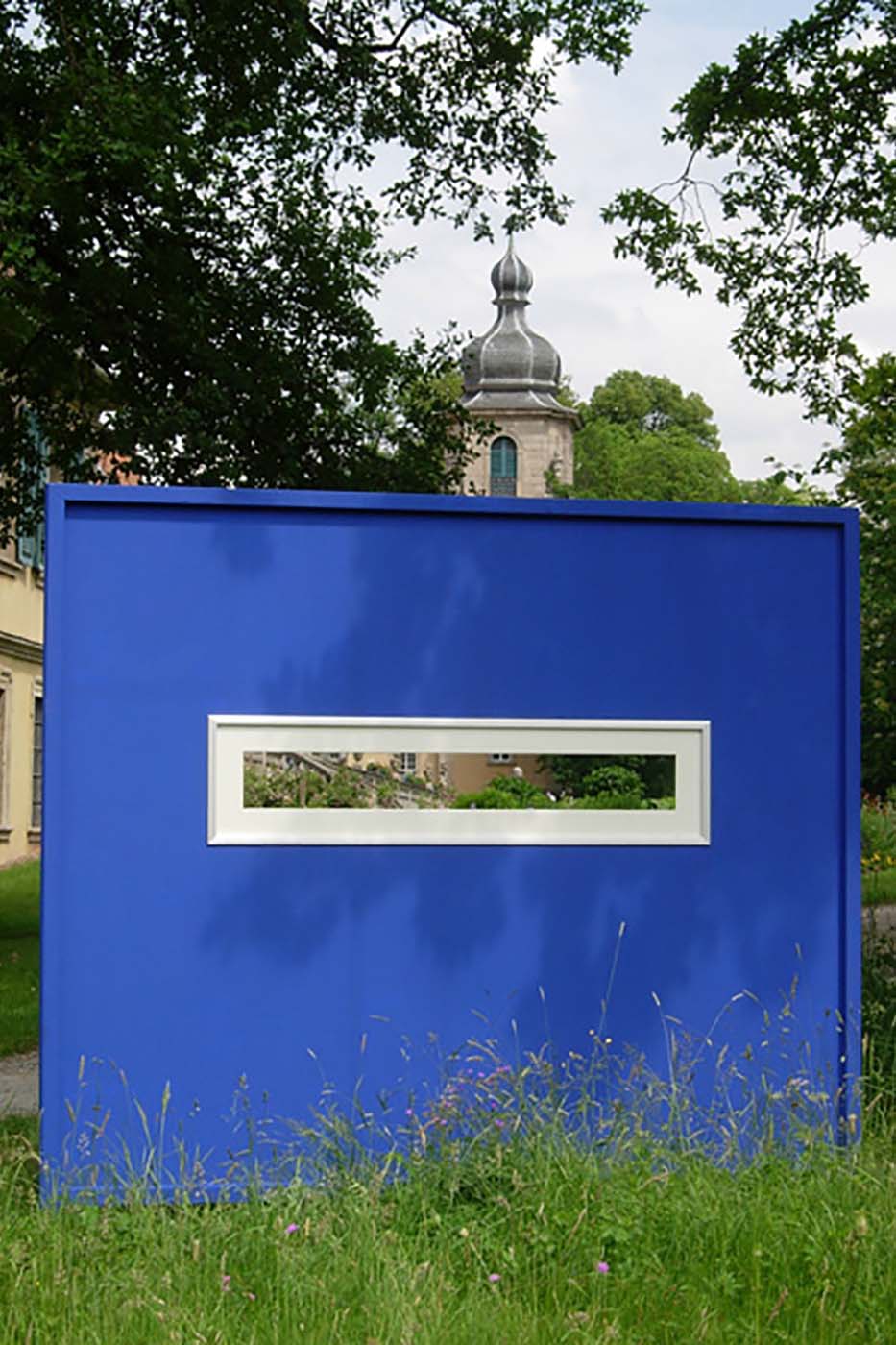 03_Ansicht blau, Schloss Fasanerie [2007]