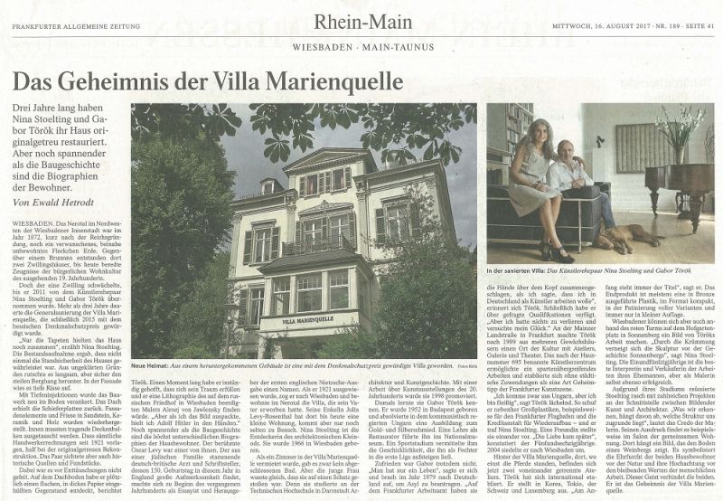 160817 FAZ – Villa Marienquelle