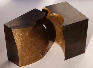 45_Knospe I (Busen), 2010, Bronze, 13,5 x 13,5 x 13,5 cm