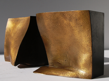 49_Tal I (Leiste), 2010, Bronze, 13,5 x 13,5 x 13,5 cm