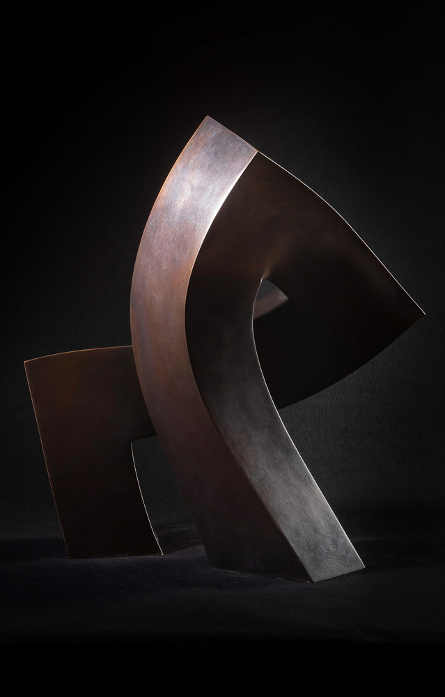 Andere Meinung, 2015, Bronze, 55 x 50 x 32 cm (2)