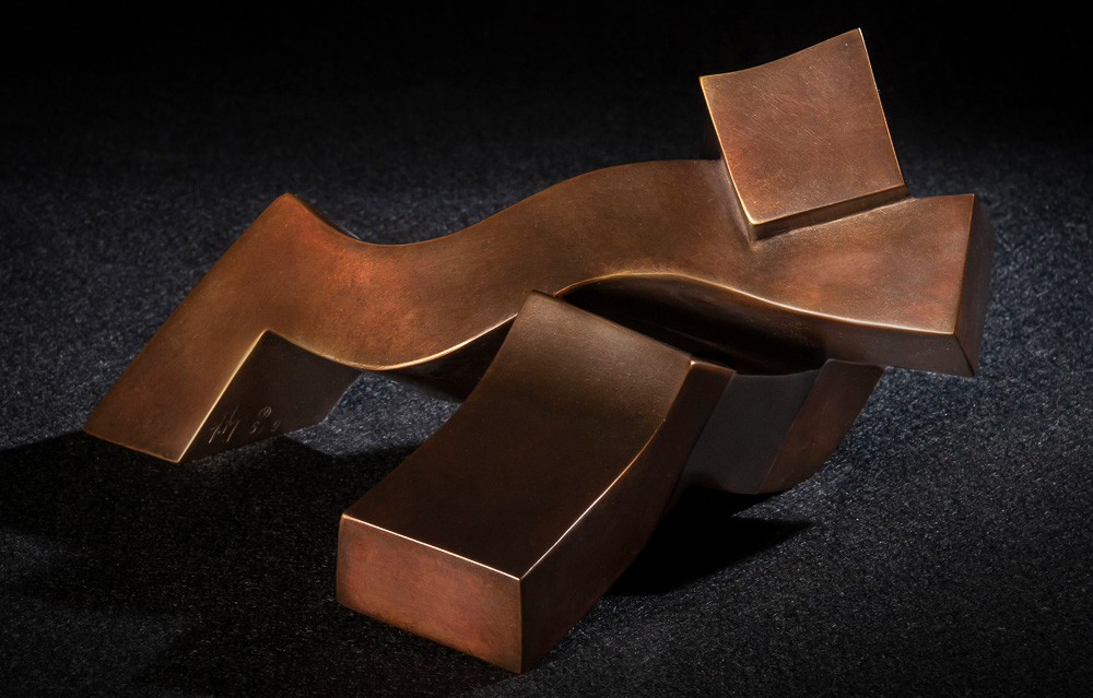 Der Kuss, 2019, Bronze, 10,5 x 16 x 16 cm (1)_gedreht