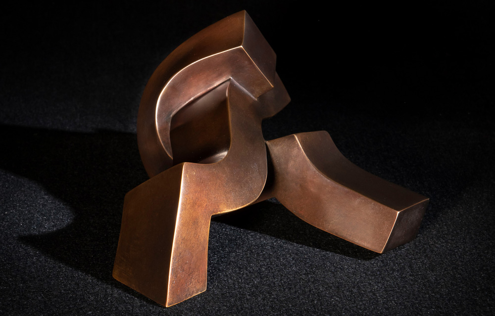 Der Kuss, 2019, Bronze, 10,5 x 16 x 16 cm (2)_gedreht