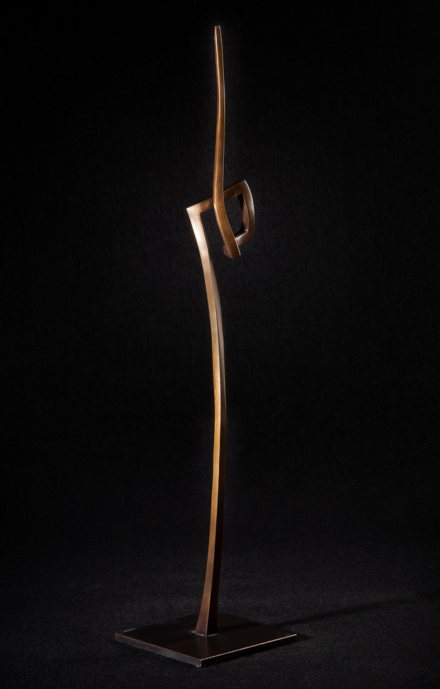 Geburt einer Sehnsucht, 2003, Bronze, 12 x 7 x 50 cm (1)