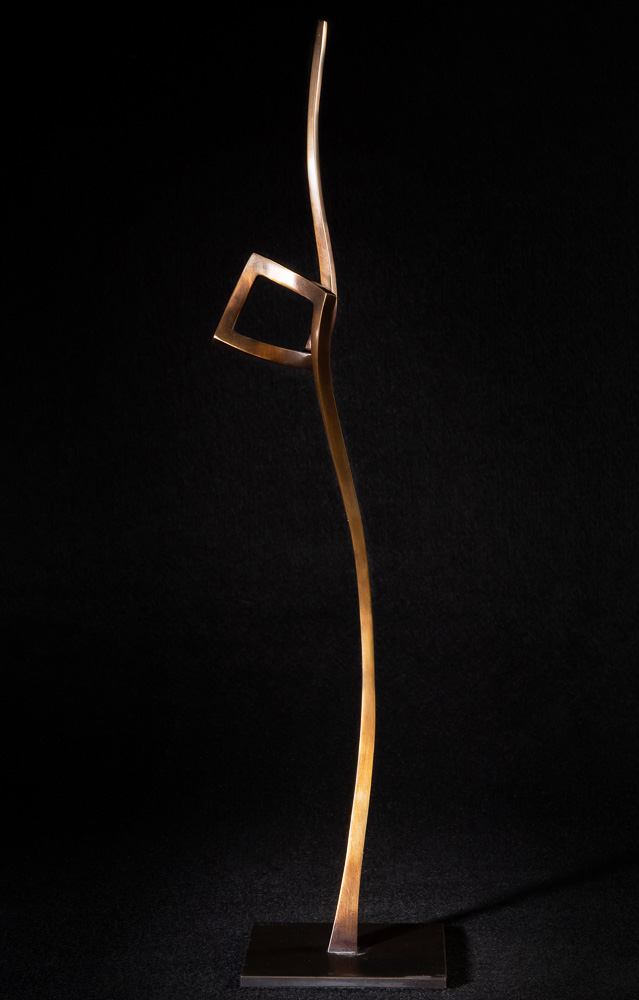 Geburt einer Sehnsucht, 2003, Bronze, 12 x 7 x 50 cm (2)