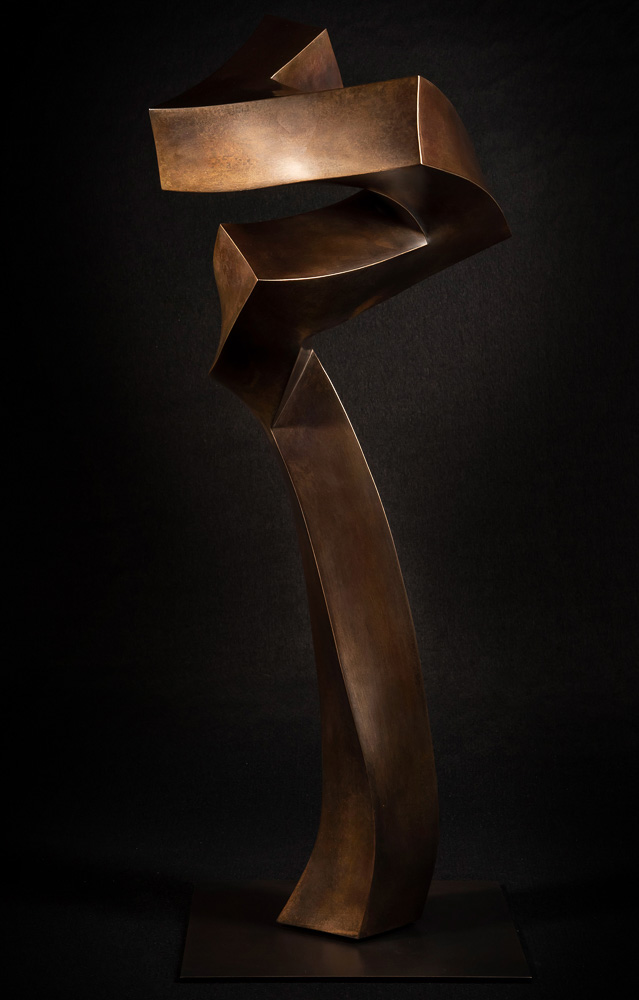 Glut, 2015, Bronze, 70 x 30 x 30 cm (2)
