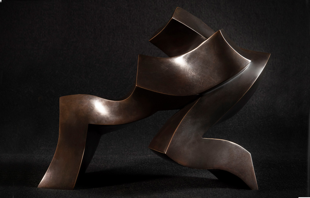 Kräftemessen, 2021, Bronze, 23 x 28 x 14 cm (1)_gedreht